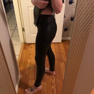 NWT size small faux leather spanx